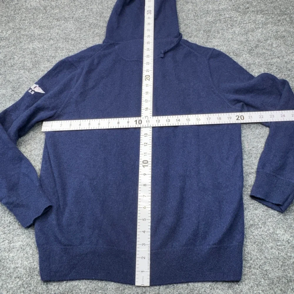 Polo Ralph Lauren Hoodie Mens Large Blue RLX Cashmere Olympic Club Pullover Golf